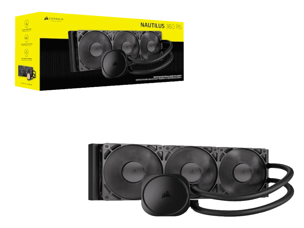Vodeno Hlađenje Corsair Nautilus 360360mm radiator, Liquid CPU Cooler - Slika 3