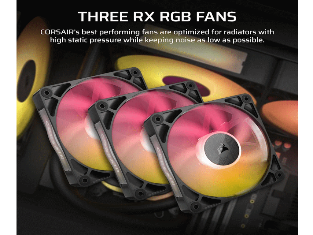 Vodeno Hlađenje Corsair Titan 360RXRGB AIO, 360mm Radiator, Liquid CPU Cooler - Slika 2