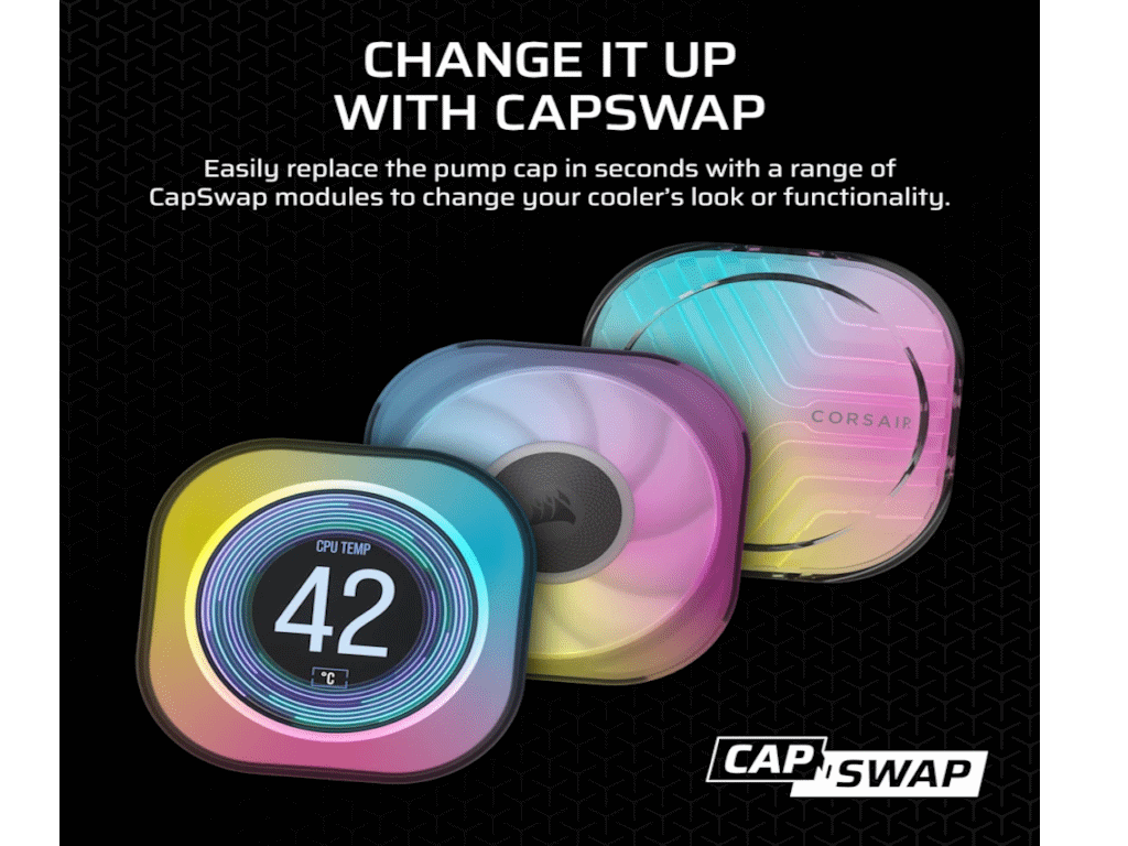 Vodeno Hlađenje Corsair Titan 360RXRGB AIO, 360mm Radiator, Liquid CPU Cooler - Slika 10