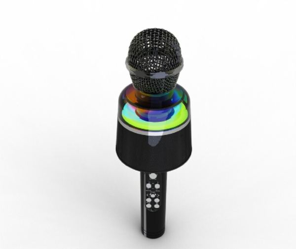 Gembird Wireless karaoke microphone, black