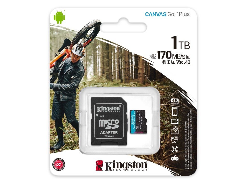 Kingston 1TB micSDHC Canvas Go Plus 170R - Slika 2