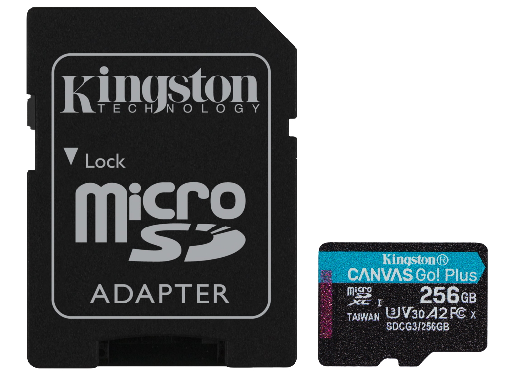 Kingston 256GB micSDHC Canvas Go Plus 170R