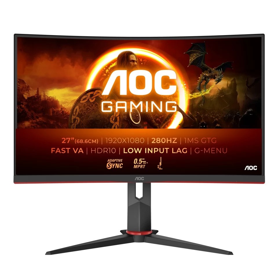 Monitor AOC C27G2Z3 VA 27", 2xHDMI, DP, HAS, 280Hz OC