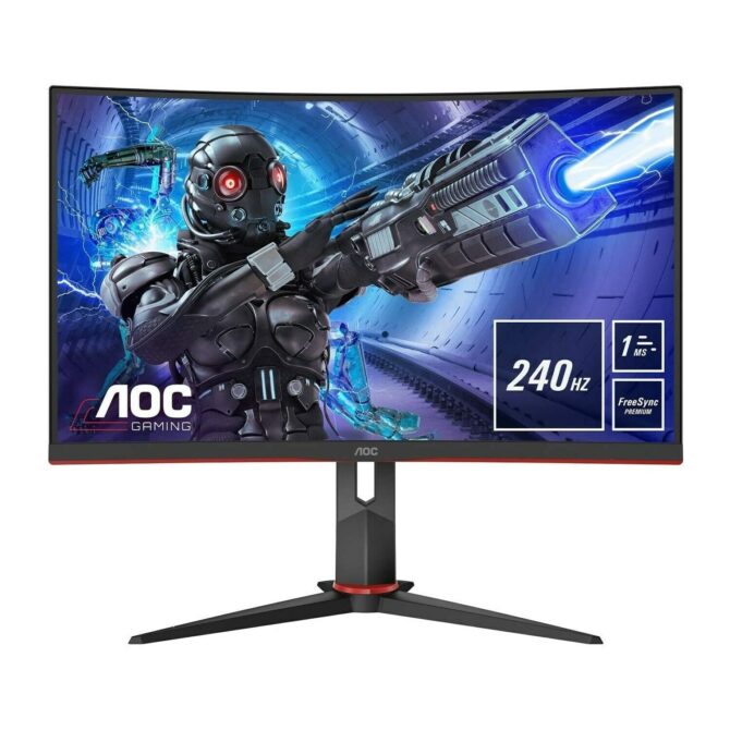 Monitor AOC C32G2ZE, 31,5", FHD, 2xHDMI, DP, 240Hz, 1ms