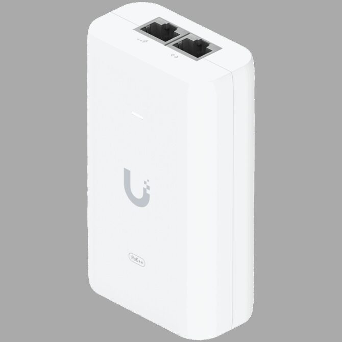 UBIQUITI PoE++ Adapter; Delivers up to 60W of PoE++; Surge, U-POE-PLUS ...