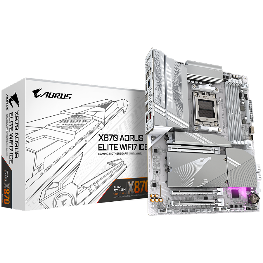 Gigabyte MB X870 AORUS ELITE WIFI7 ICE, X870 A ELITE WF7 ICE