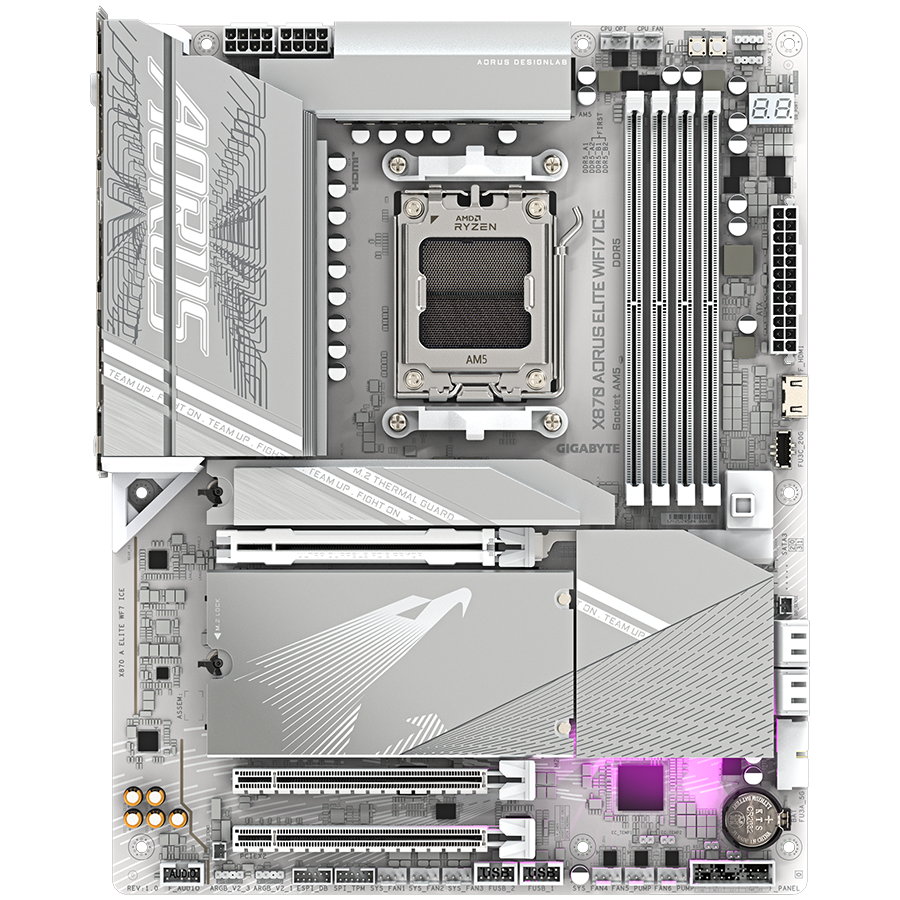 Gigabyte MB X870 AORUS ELITE WIFI7 ICE, X870 A ELITE WF7 ICE - Slika 2