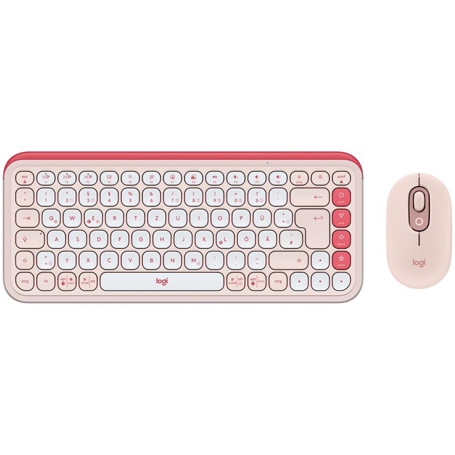 Logitech POP ICON COMBO - ROSE - US INT'L - BT - INTNL-973, 920-013142