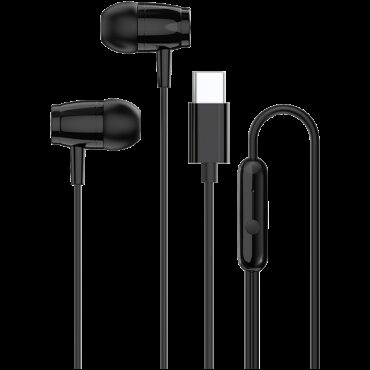 Canyon headphones SEP-5 TYPE-C Black, CNS-CEP5B