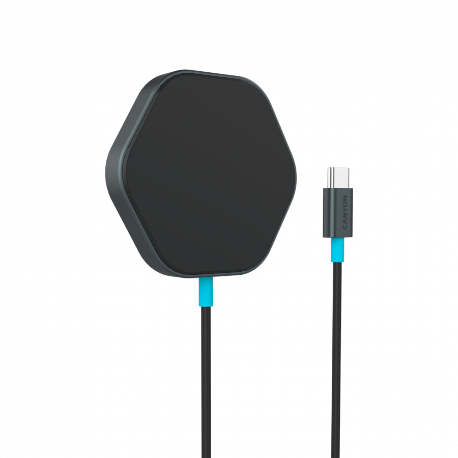 Canyon wireless charger HEXAGON 110 Dark Grey Blue, CNS-WCS110 - Slika 2