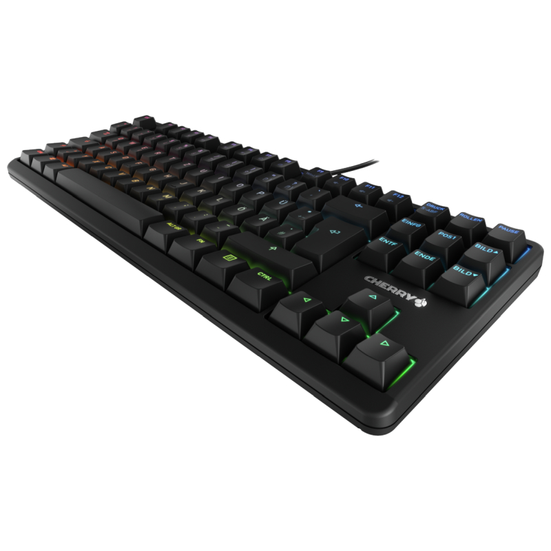 Cherry G80-3000N RGB TKL tipkovnica (mehanička), MX silent RED switch, USB, crna - Slika 4