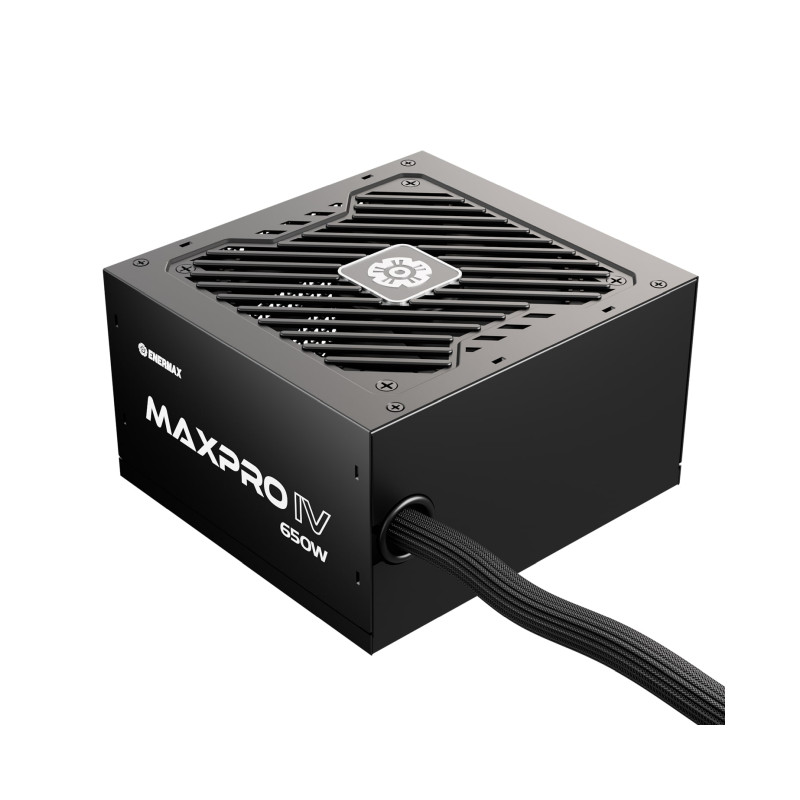 Enermax 650W MaxPro IV, ATX 2.4, 80+, aktivan PFC, 2×PCIe, 3×SATA, 24-pina, 120mm ventilator