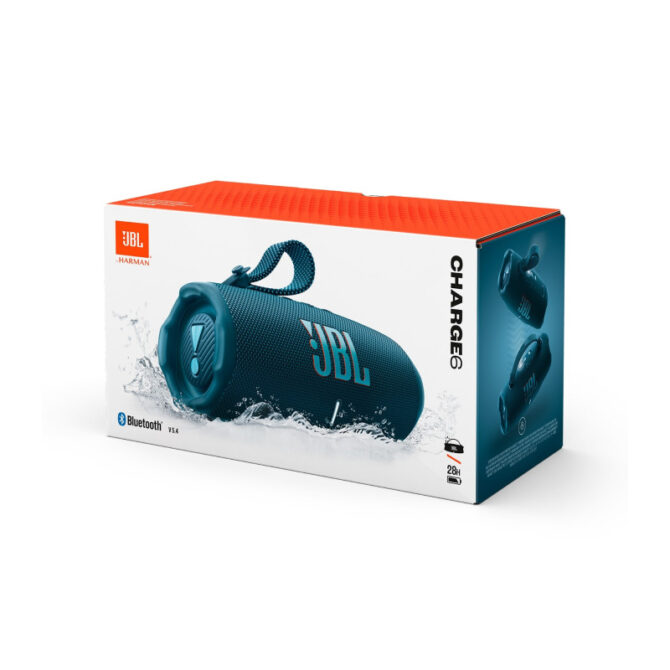 JBL Charge 6 prijenosni zvučnik BT5.4, vodootporan IP68 do 28h slušanja, AI Sound Boost, 45W, Auracast, plavi - Slika 10