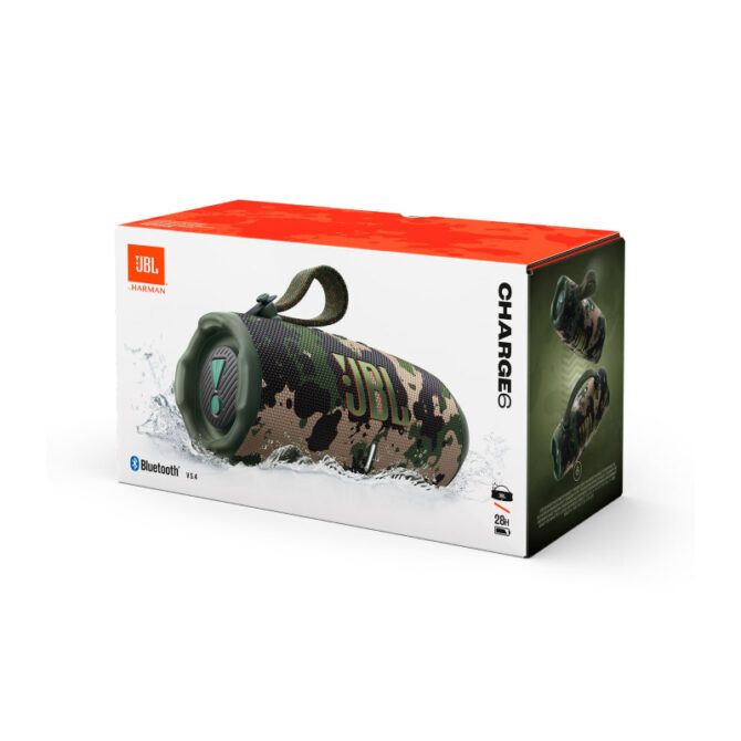 JBL Charge 6 prijenosni zvučnik BT5.4, vodootporan IP68 do 28h slušanja, AI Sound Boost, 45W, Auracast, maskirni - Slika 10