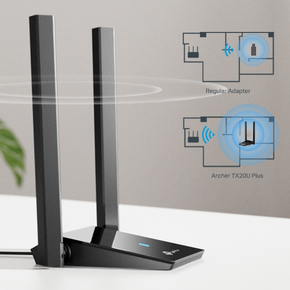TP-Link Archer TX20U, AX1800 Dual Band Wi-Fi 6 USB