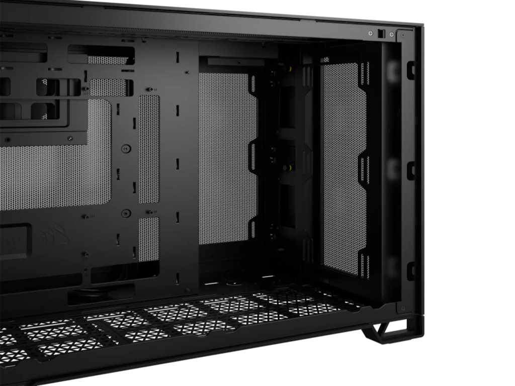 Kućište Corsair 2500D Airflow Black, Dual ChamberTempered Glass Mid-Tower - Slika 2