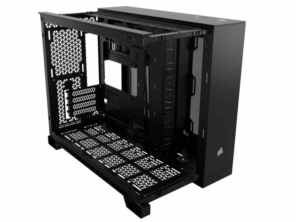 Kućište Corsair 2500D Airflow Black, Dual ChamberTempered Glass Mid-Tower - Slika 4