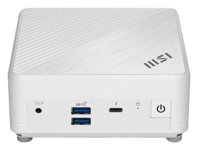 Mini desktop PC MSI Cubi 5 12M-264BEU i3 / 8GB / 512GB SSD / Windows 11 Home / WiFi 6E + BT 5.3 / 1Gbps + 2.5Gbps / white - Slika 2