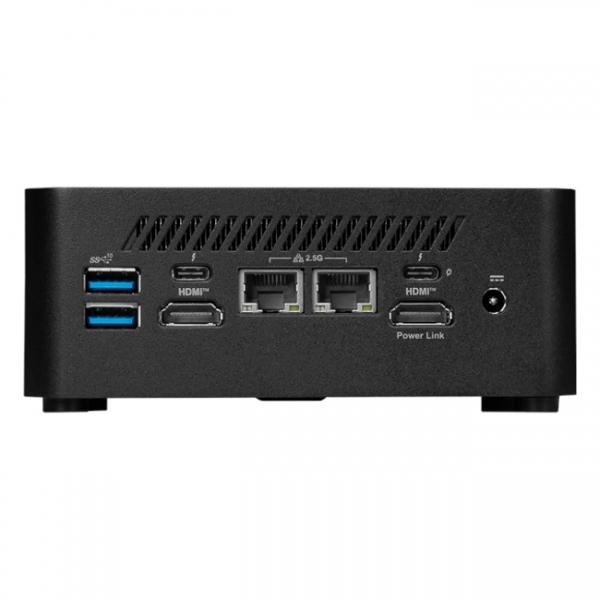 Mini desktop PC MSI Cubi NUC 1M-260BEU barebone Core 3 / WiFi 6E + BT 5.3 / 2x2.5Gbps / black - Slika 6