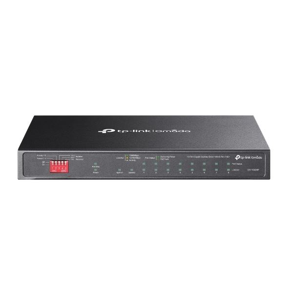 TP-Link Omada 10-Port Gigabit Unmanaged Desktop Switch, 8-Port PoE