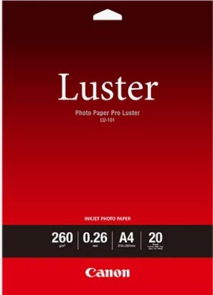 Canon Photo Luster Paper LU101 - A4 - 20L