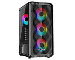 Bit Force PALADIN ARGB-4 Gaming Midi Tower ATX kućište bez napajanja, crno - Slika 11