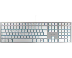Cherry KC 6000C tipkovnica za MAC, USB-C, Srebrno/ Bijela - Slika 3