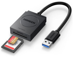 UGREEN čitač memorijskih kartica USB 3.0, TF/SD, 15cm, crni - Slika 13