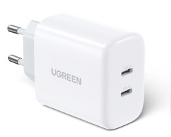 UGREEN zidni punjač 40W, 2×USB-C, PD3.0/QC4.0+, bijeli - Slika 13