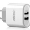 UGREEN zidni punjač 17W, 2×USB-A, bijeli - Slika 15