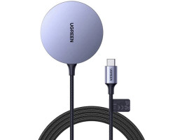 UGREEN bežični magnetski punjač, 15W, sivi - Slika 15
