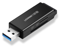 UGREEN čitač memorijskih TF/microSD/SD kartice, USB 3.2, crni - Slika 15