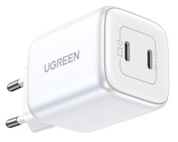 UGREEN Nexode Mini GaN II Tech zidni punjač 45W, 2×USB-C, PD3.0/QC 4.0, bijeli - Slika 11