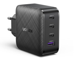 UGREEN GaN Tech zidni punjač 65W, 1×USB-A/3×USB-C, PD3.0/QC4.0+, crni - Slika 15