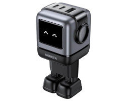 UGREEN Robot zidni punjač 65W, 2x USB-C, 1xUSB-A, GaN, sivo crni - Slika 21