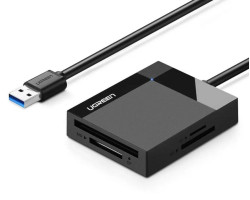 UGREEN čitač memorijskih kartica, USB 3.0, TF/SD/CF/MS kartice, 50cm, crni - Slika 19