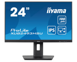 Iiyama 24" ProLite XUB2493HSU-B6 (23.8") 16:9 Full HD (1920×1080) IPS Ultraslim, Pivot, HAS, 4ms, VGA/HDMI/DP, 2×USB2.0, zvučnici, crni - Slika 19