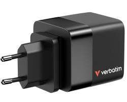 Verbatim GaN zidni punjač 65W, USB-C kabel na izvlačenje + 1×USB-A + 1×USB-C - Slika 11