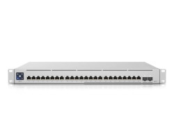 Ubiquiti UniFi Enterprise 24-port Gigabit PoE L3 Switch, 12×100/1000/2500Mbps, 12×10/100/1000Mbps, 1G/10Gbps SFP, Touchscreen LCD, Rackmoun, 400W (USW-Enterprise-24-PoE) - Slika 17