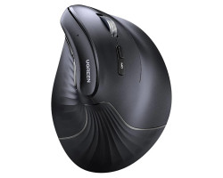 UGREEN bežični ergonomski vertikalni miš, bluetooth, 4000 DPI, USB, crni - Slika 15