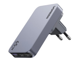 UGREEN Nexode Pro Ultra-Slim zidni punjač 65W, 2x USB-C, USB-A, GaNInfinity, sivi - Slika 16
