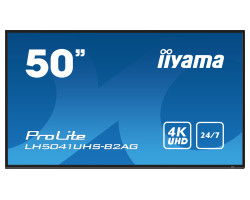 Iiyama 50" LH5041UHS-B2AG 3840x2160, 4K UHD VA panel, 25% Haze, Landscape and Portrait mode, Speakers 2x 10W , VGA, 3x HDMI, 500cd/m2, Media Play USB Port, Control LAN / RS232C, VESA 400x400 - Slika 15