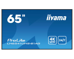 Iiyama 65" LH6541UHS-B1AG 3840x2160, 4K UHD IPS panel, 1% Haze, Landscape and Portrait mode, Speakers 2x 10W , 3x HDMI, 500cd/m2, Media Play USB Port, Control LAN / RS232C, VESA 500x500 -wallmount - Slika 11