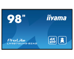 Iiyama 98" LH9875UHS-B2AG 3840x2160, UHD IPS panel, Haze 25%, 500cd/m2, Landscape and Portrait, Signal FailOver, Speakers 2x 10W, Multiple Inputs (DVI-I (VGA), HDMI 3x), DP-out (MST/Mirror/Tiling - Slika 14