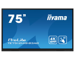 Iiyama 75" TE7512MIS-B3AG,iiWare10 , Android 11, 8/64GB, 40-Points PureTouch IR with zero bonding, 3840x2160, UHD IPS panel, Metal Housing, Fan-less, Speakers 2x 16W front, VGA, HDMI 3x HDMI-out, USB- - Slika 17