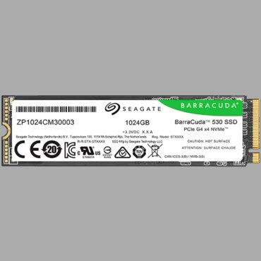 SSD Seagate BarraCuda 530 1.024TB M.2 2280-S2 PCIe Gen4 x4 NVMe 2.0, ZP1024CM3A003
