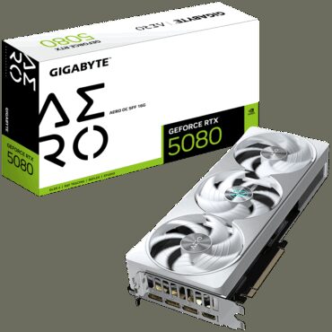 Gigabyte Video Card NVIDIA GeForce RTX 5080 AERO OC SFF 16G, GV-N5080AERO OC-16GD