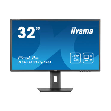 Iiyama 32"  XB3270QSU-B1 QHD (2560x1440) IPS, pivot, 100Hz, 16:9, 3ms, 250cd/m2, 1200:1, 1xHDMI/DP, 3xUSB, zvučnici, crni