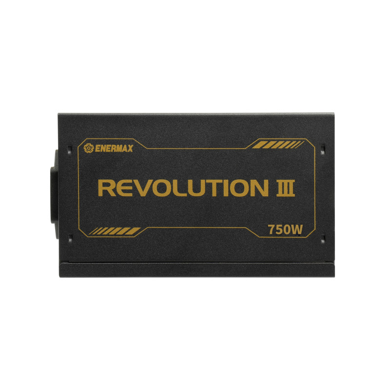 Enermax 750W Revolution III, ATX 3.1, 80+ GOLD, modularno, 3×PCIe, 9×SATA, 24-pina, 120mm ventilator - Slika 7
