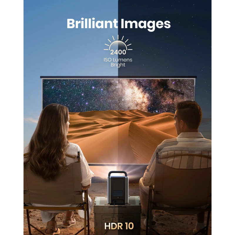 Anker Nebula Cosmos Laser 4K prijenosni projektor, DLP, 4K UHD, HDMI, USB, Bluetooth, Wi-Fi, Chromecast, Android TV (D23503F2) - Slika 3